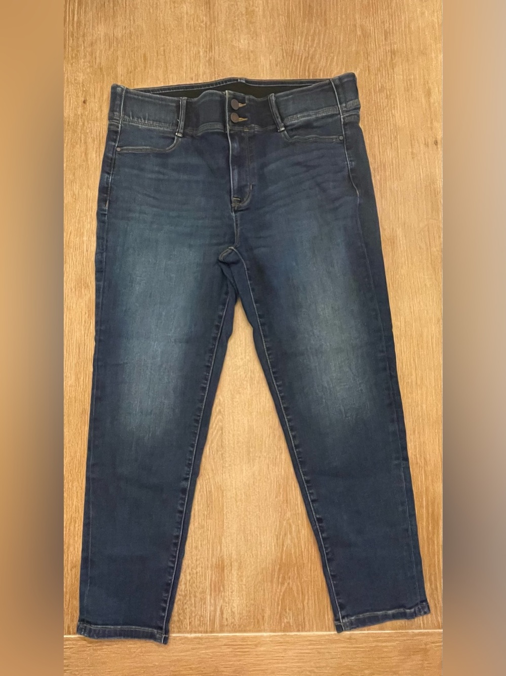 Apt 9 Classic Dark Blue Women's Stretch Ankle Jeans